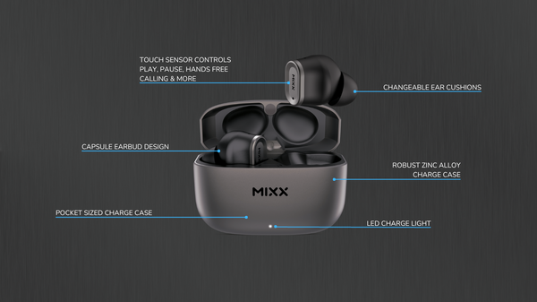 Mixx StreamBuds Custom 1 Diagram