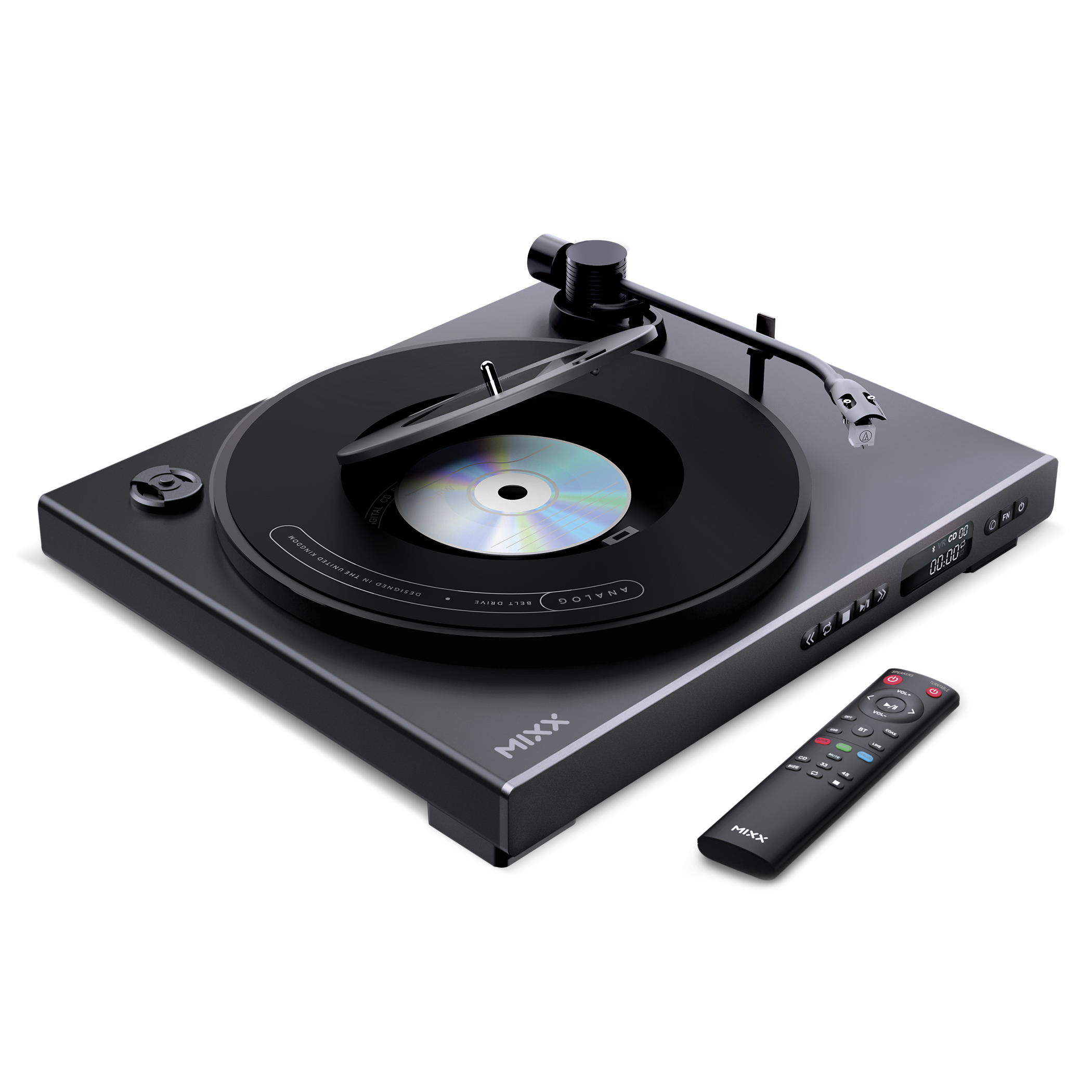Analog Plus Vinyl Record and CD Player