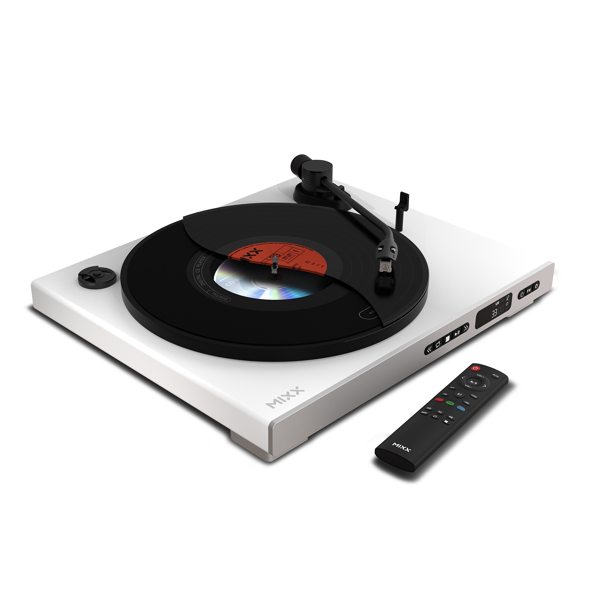 Analog Plus Vinyl Record and CD Player