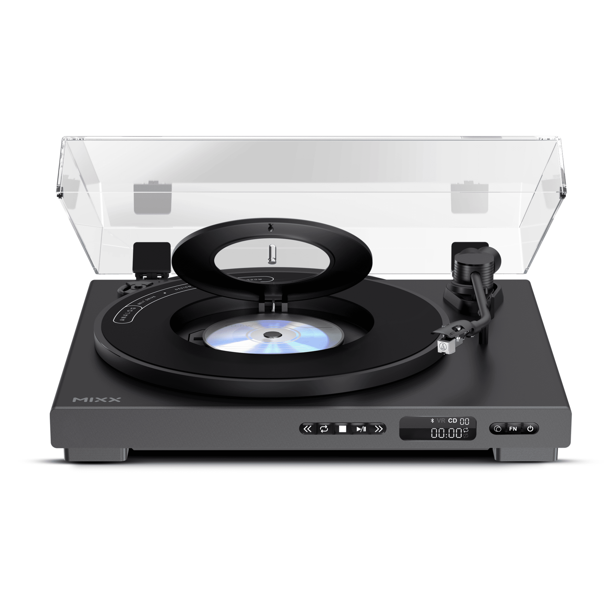 Analog Plus 2 In 1 Vinyl Record and CD Player - Mixx Audio