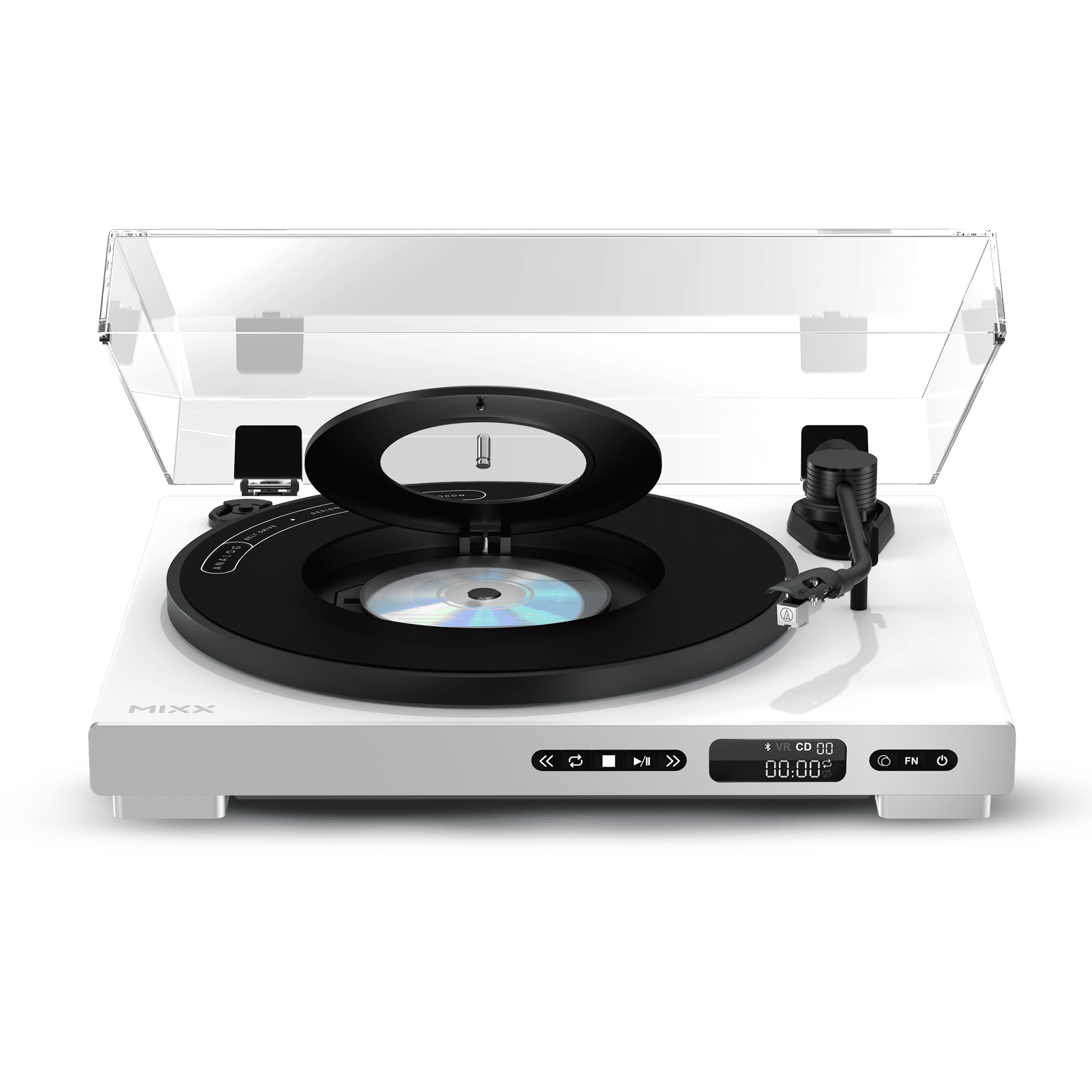 Analog Plus 2 In 1 Vinyl Record and CD Player - Mixx Audio