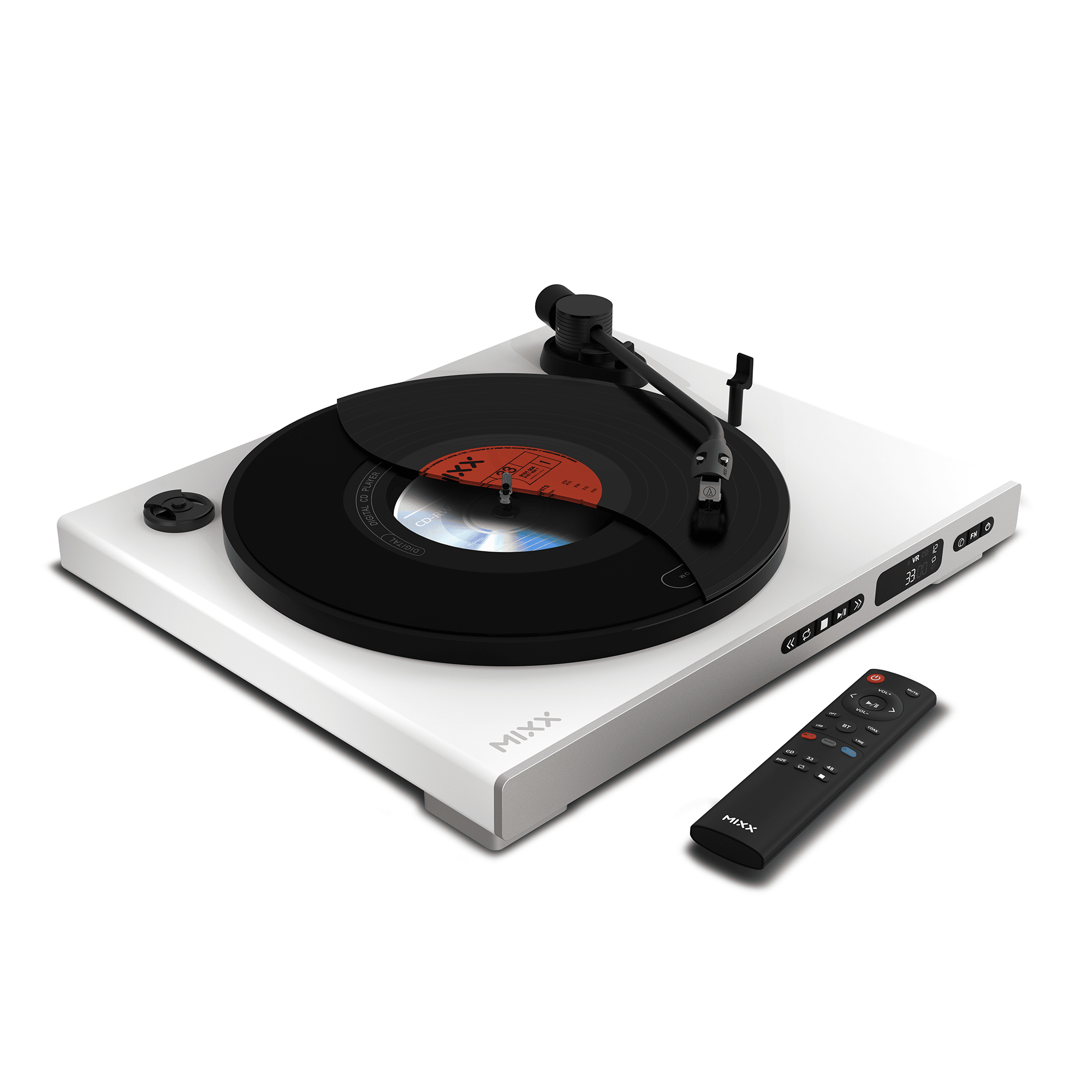 Analog Plus 2 In 1 Vinyl Record and CD Player - Mixx Audio