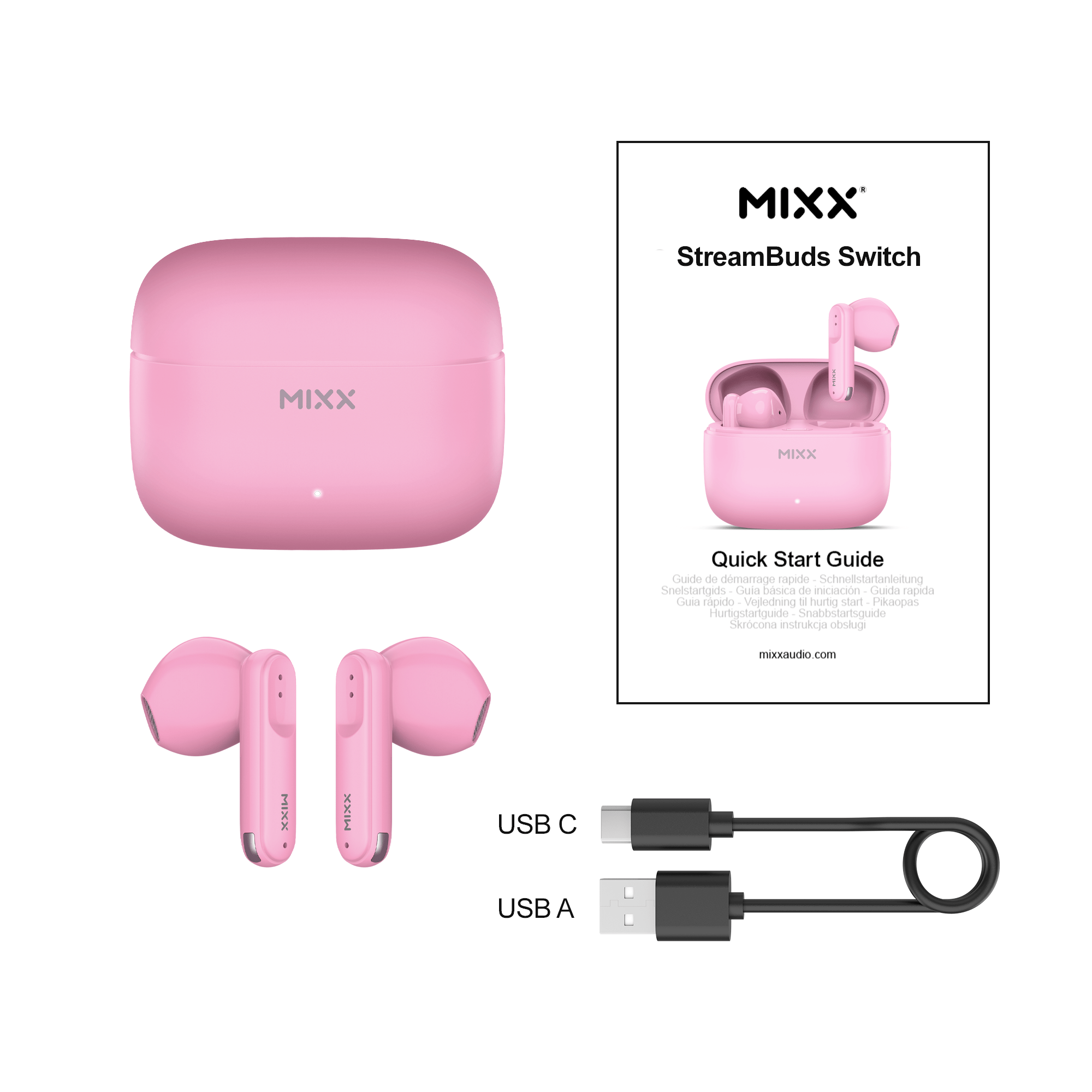 Mixx StreamBuds Switch A7 Wireless Earbuds - Mixx Audio