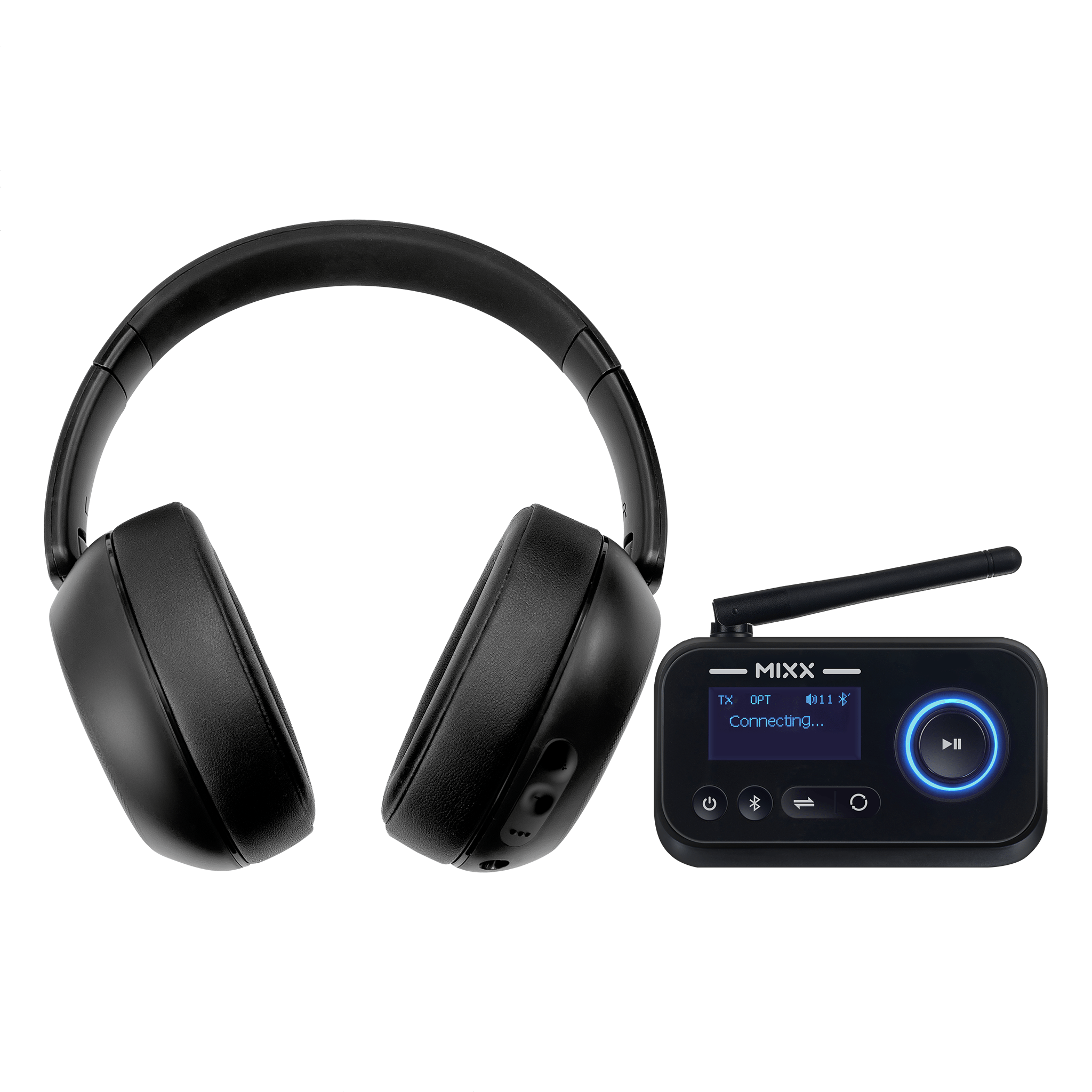 Mixx StreamQ TV Headphones and Audio Transmitter – Mixx Audio