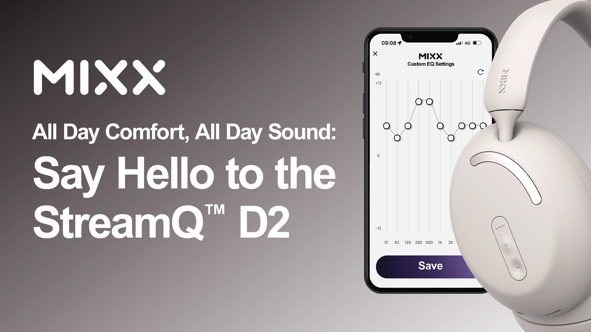 All Day Comfort, All Day Sound: Say Hello to the StreamQ™ D2