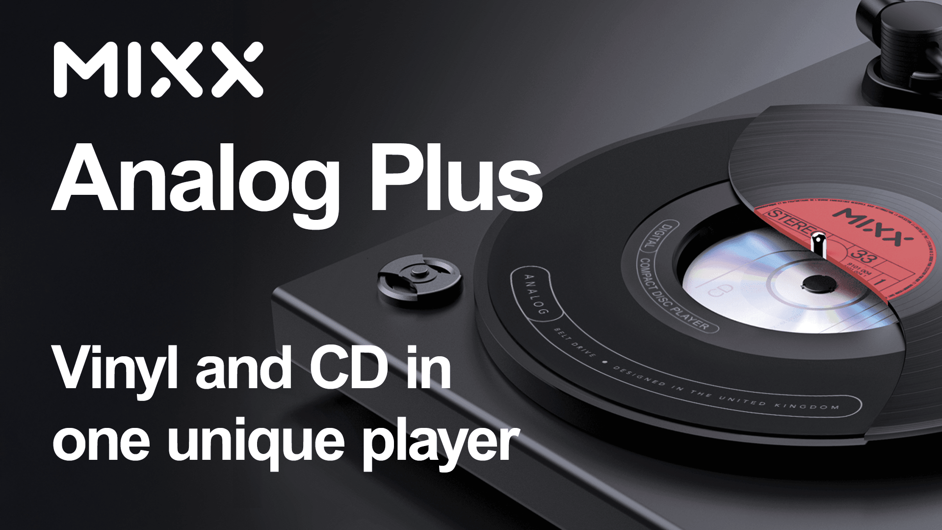 Analog Plus: Vinyl and CD in one unique player - Mixx Audio