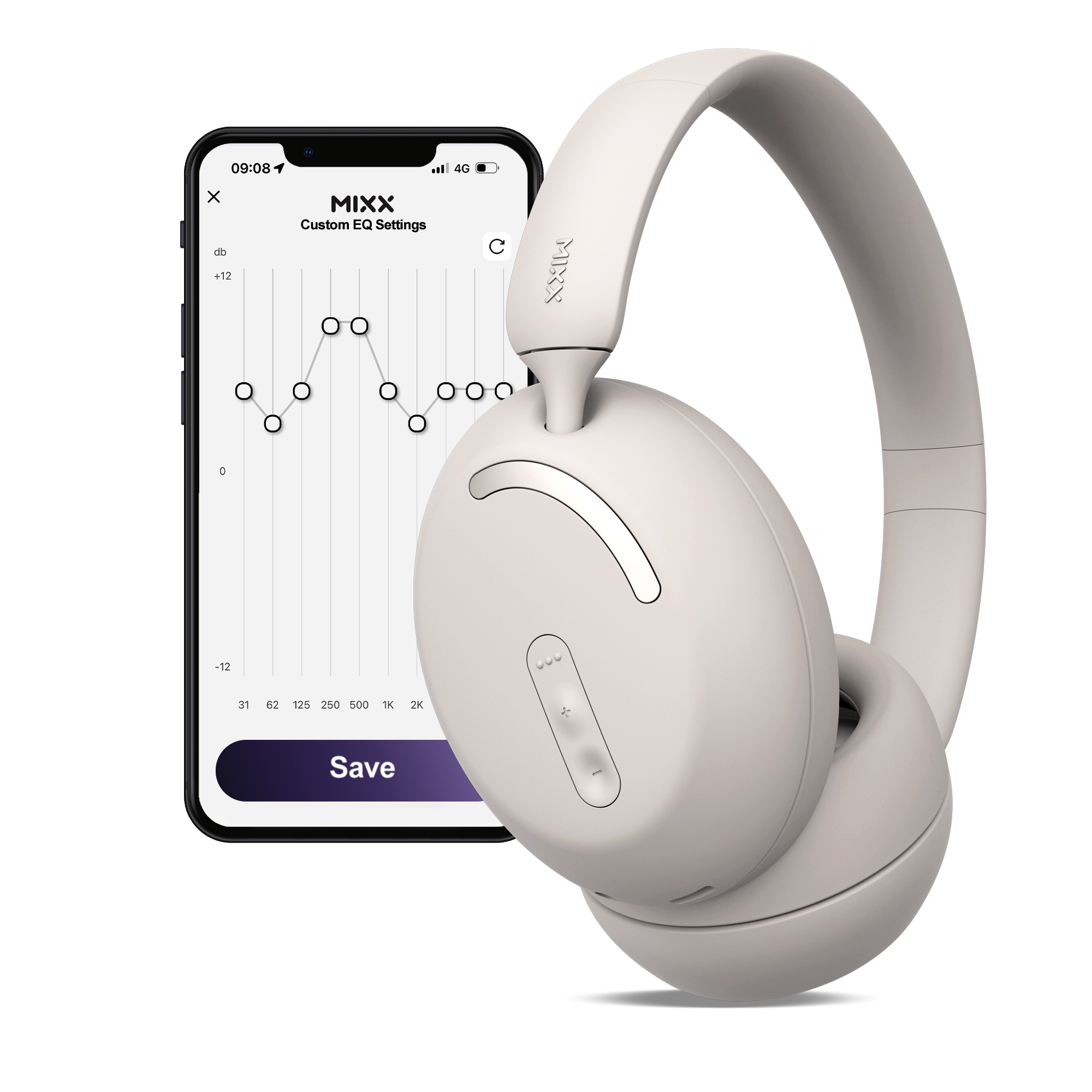 Mixx StreamQ D2 Wireless Headphones