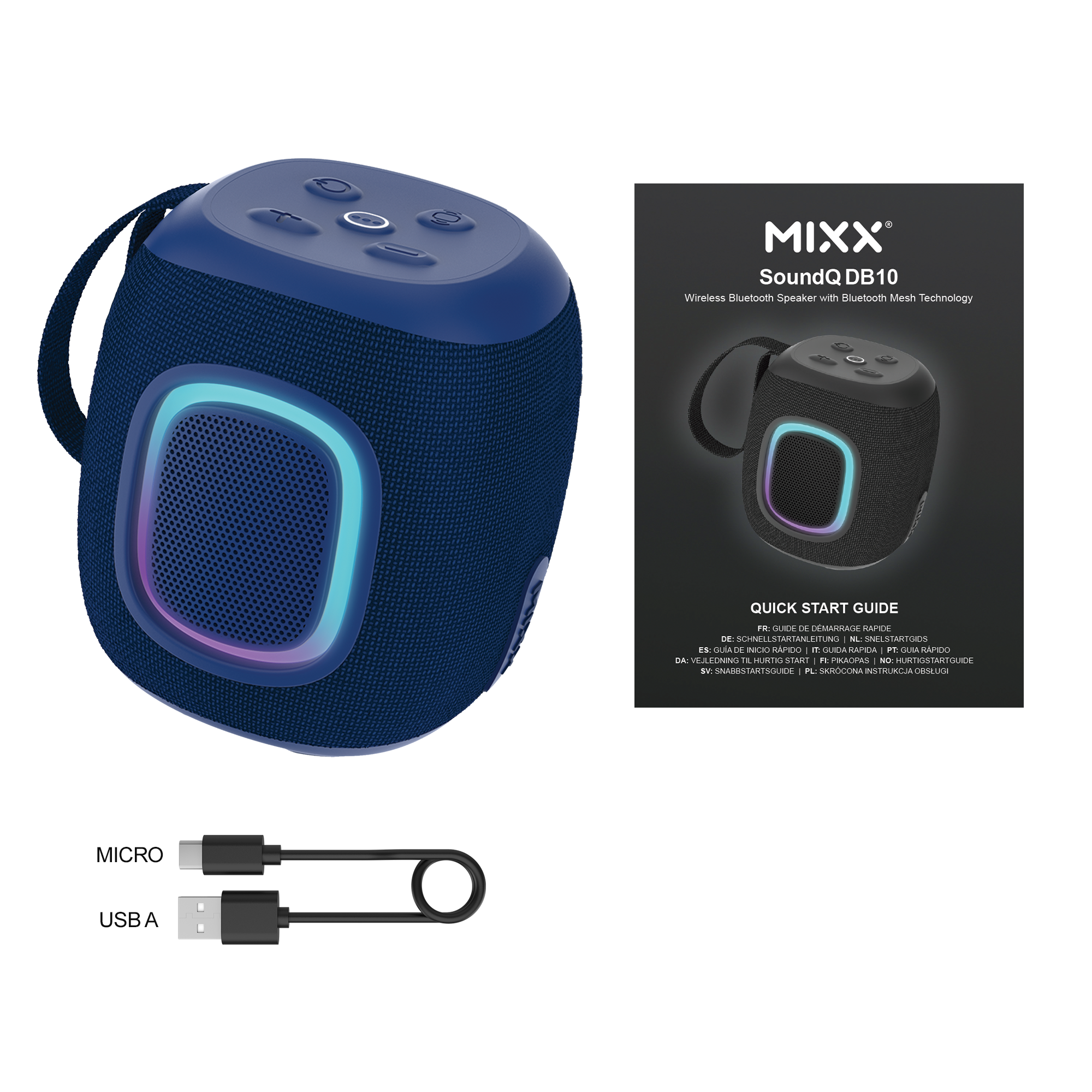 Mixx SoundQ DB10 Portable Speaker