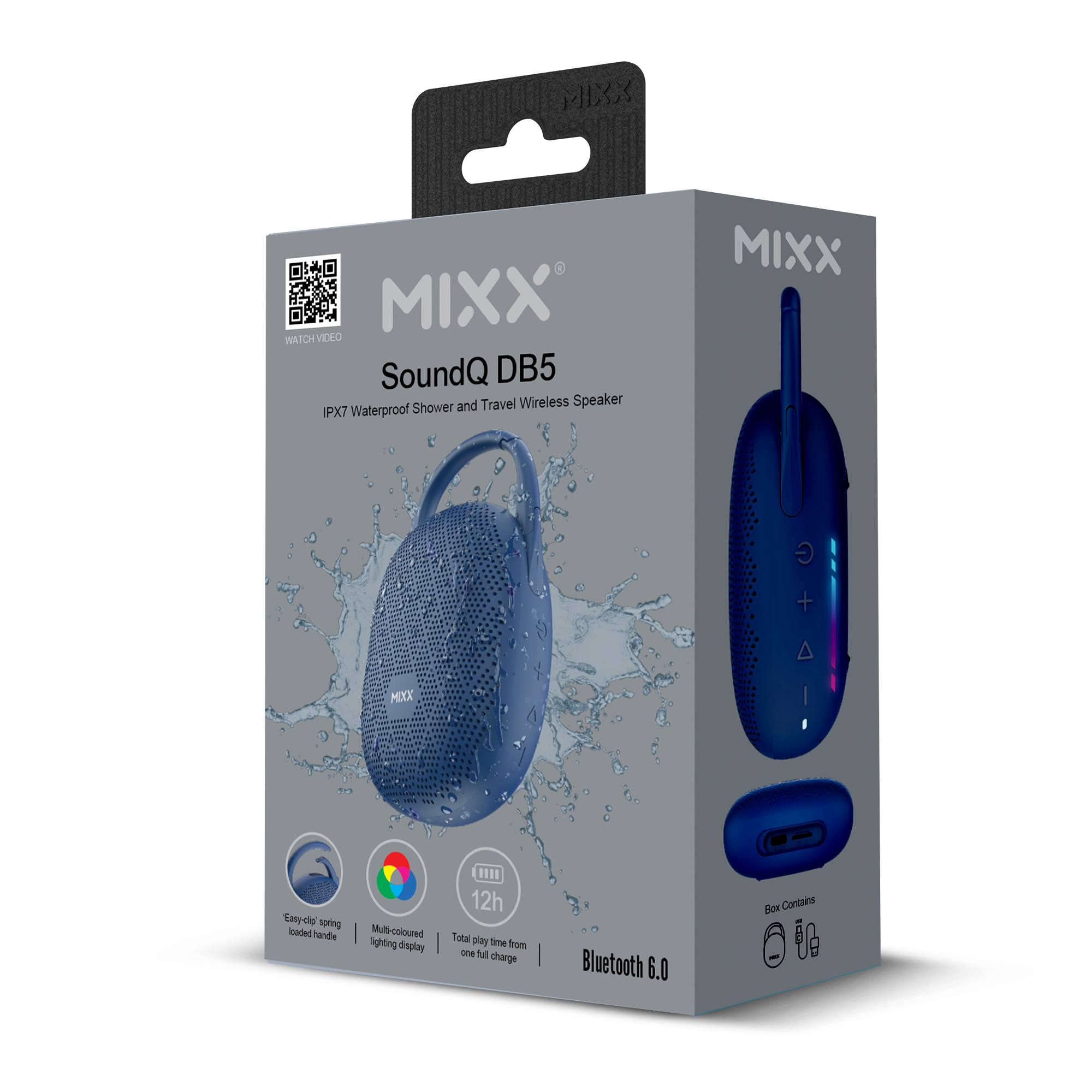 Mixx SoundQ DB5 Waterproof Shower and Travel Speaker