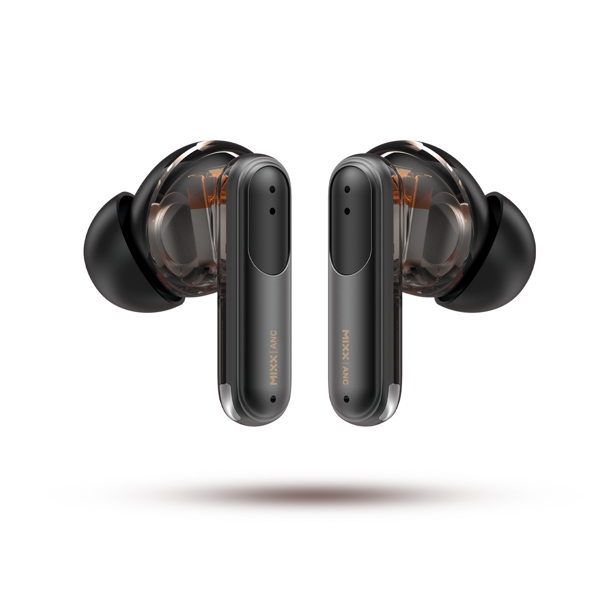 Mixx StreamBuds Switch Clear ANC Noise Cancelling Wireless Earbuds