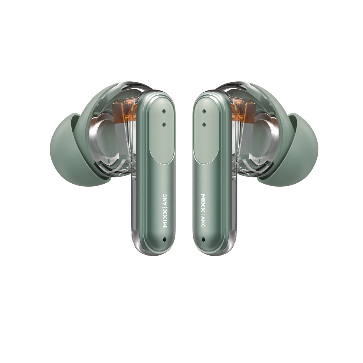 Mixx StreamBuds Switch Clear ANC Noise Cancelling Wireless Earbuds
