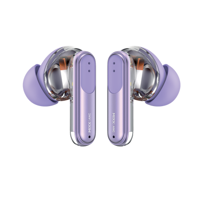Mixx StreamBuds Switch Clear ANC Noise Cancelling Wireless Earbuds
