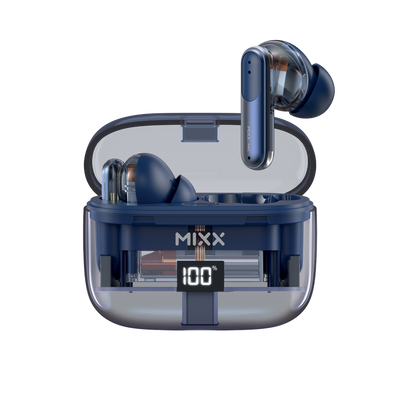 Mixx StreamBuds Switch Clear ANC Noise Cancelling Wireless Earbuds