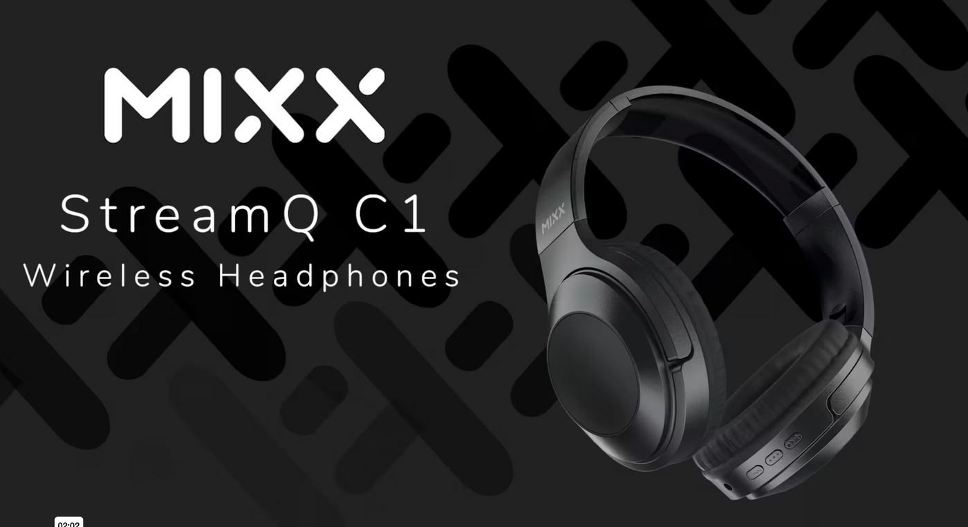 MIXX STREAMQ C1 WIRELESS HEADPHONES