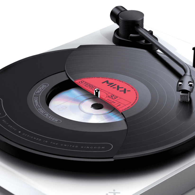 Analog Plus 2 In 1 Vinyl Record and CD Player - Mixx Audio