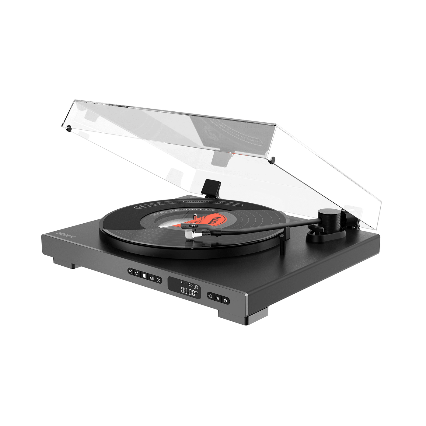 MIXX Analog Plus 2-in-1 Vinyl & CD Player | Turntable for Music Lovers ...