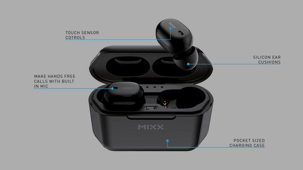 Mixx play 1 wireless earphones online