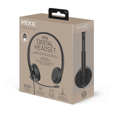 MIXX H1U DIGITAL WORK HEADSET - Mixx Audio