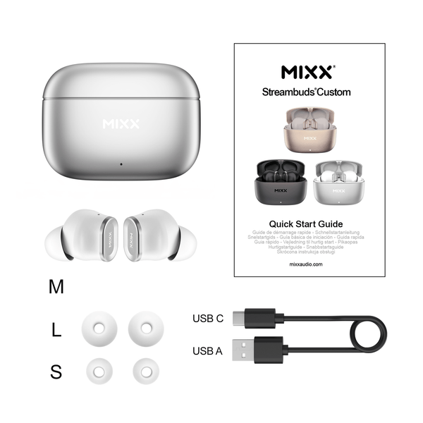 Mixx StreamBuds Custom 1 True Wireless Earbuds - Mixx Audio