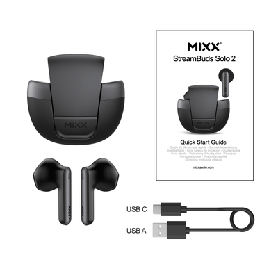 Mixx StreamBuds Solo 2 True Wireless Earbuds - Mixx Audio