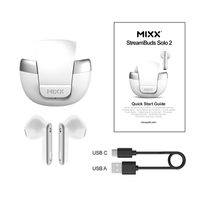 Mixx StreamBuds Solo 2 True Wireless Earbuds - Mixx Audio