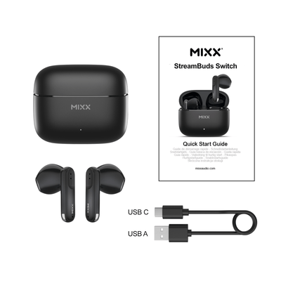 Mixx StreamBuds Switch A7 Wireless Earbuds - Mixx Audio