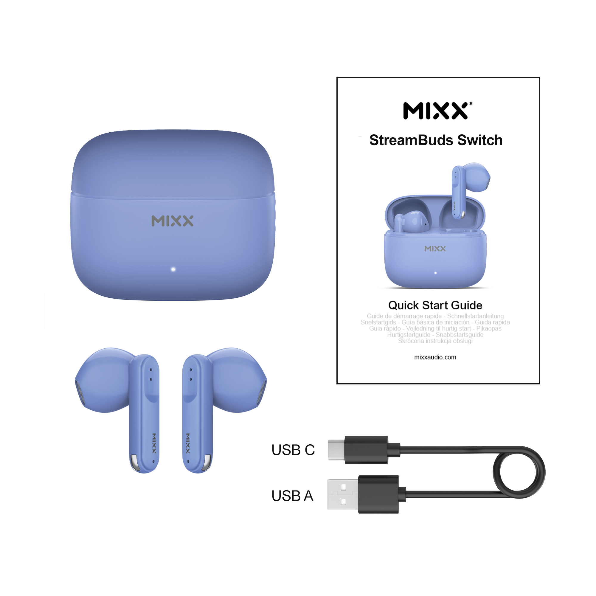Mixx StreamBuds Switch A7 Wireless Earbuds - Mixx Audio