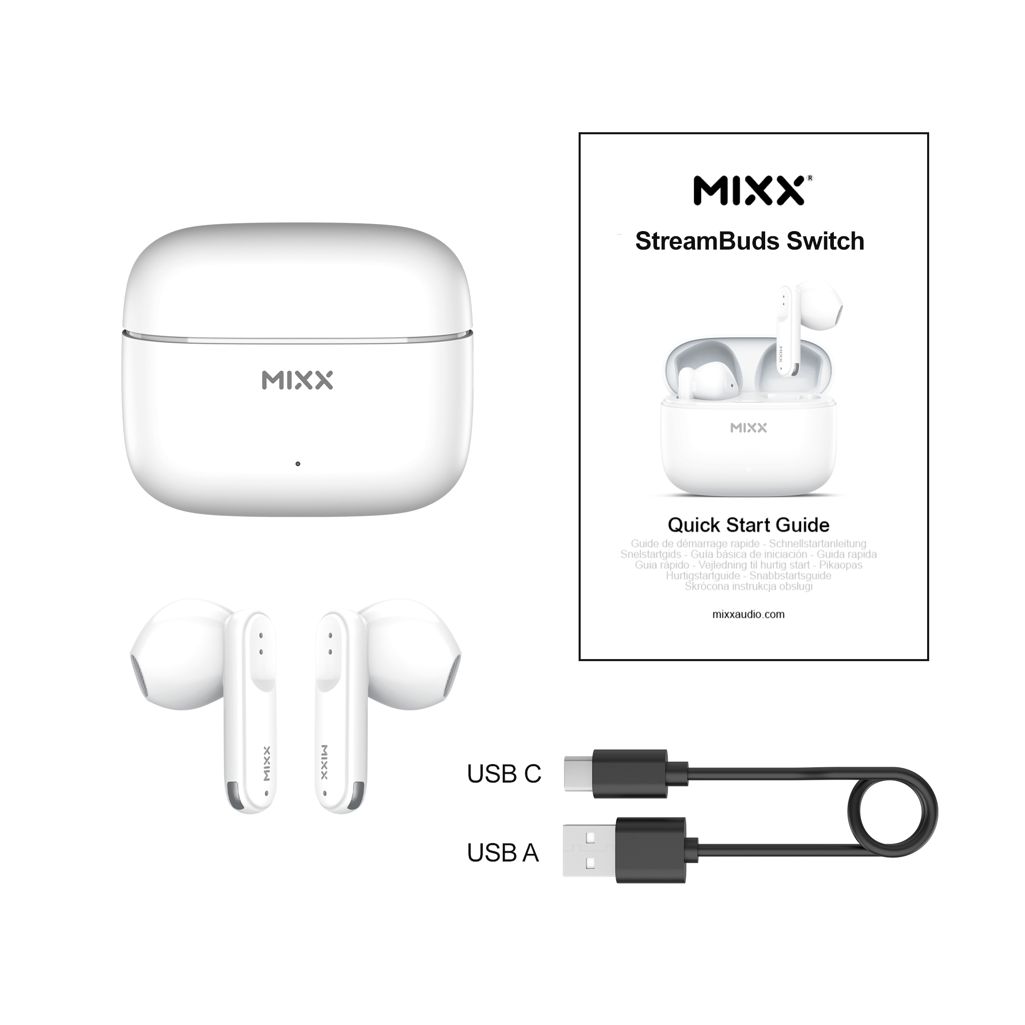 Mixx StreamBuds Switch A7 Wireless Earbuds - Mixx Audio