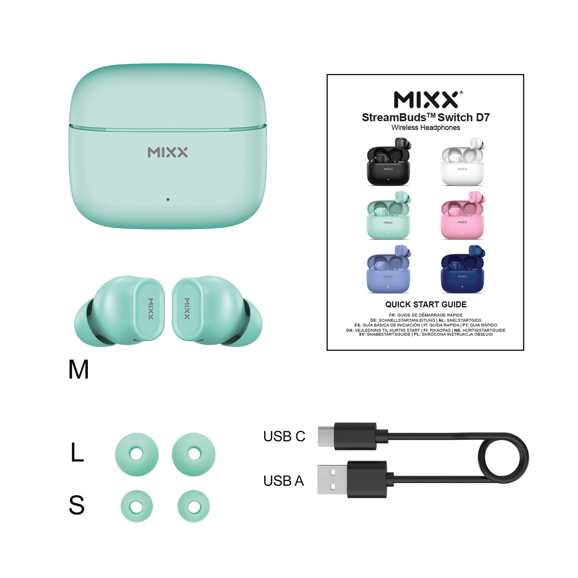 Mixx StreamBuds Switch D7 Wireless Earbuds - Mixx Audio