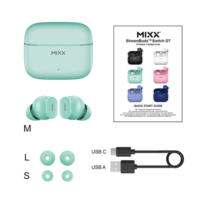 Mixx StreamBuds Switch D7 Wireless Earbuds - Mixx Audio