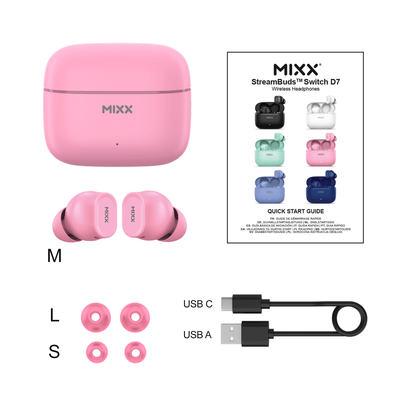 Mixx StreamBuds Switch D7 Wireless Earbuds - Mixx Audio