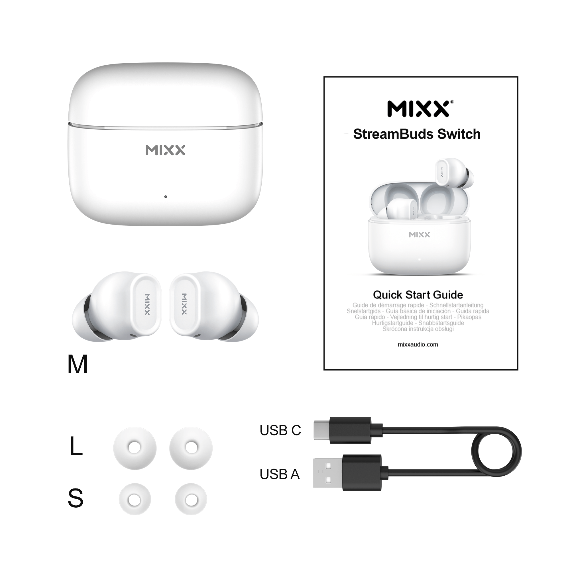 Mixx StreamBuds Switch D7 Wireless Earbuds - Mixx Audio