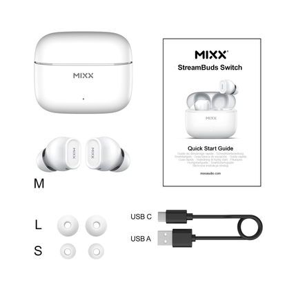 Mixx StreamBuds Switch D7 Wireless Earbuds - Mixx Audio