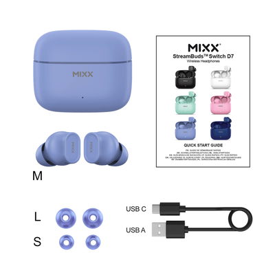 Mixx StreamBuds Switch D7 Wireless Earbuds - Mixx Audio