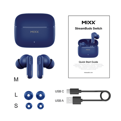 Mixx StreamBuds Switch S7 Wireless Earbuds - Mixx Audio