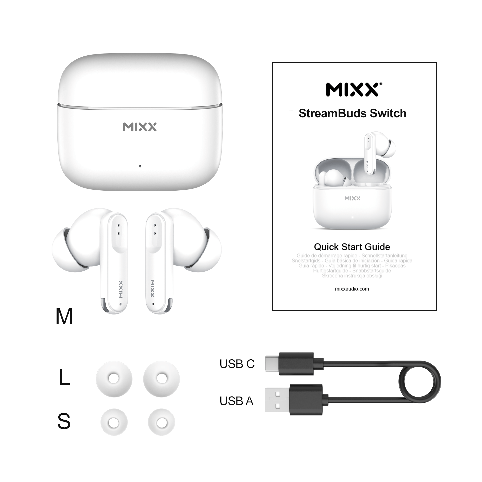Mixx StreamBuds Switch S7 Wireless Earbuds - Mixx Audio
