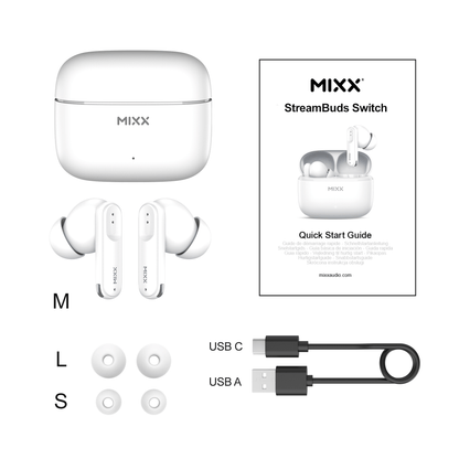 Mixx StreamBuds Switch S7 Wireless Earbuds - Mixx Audio