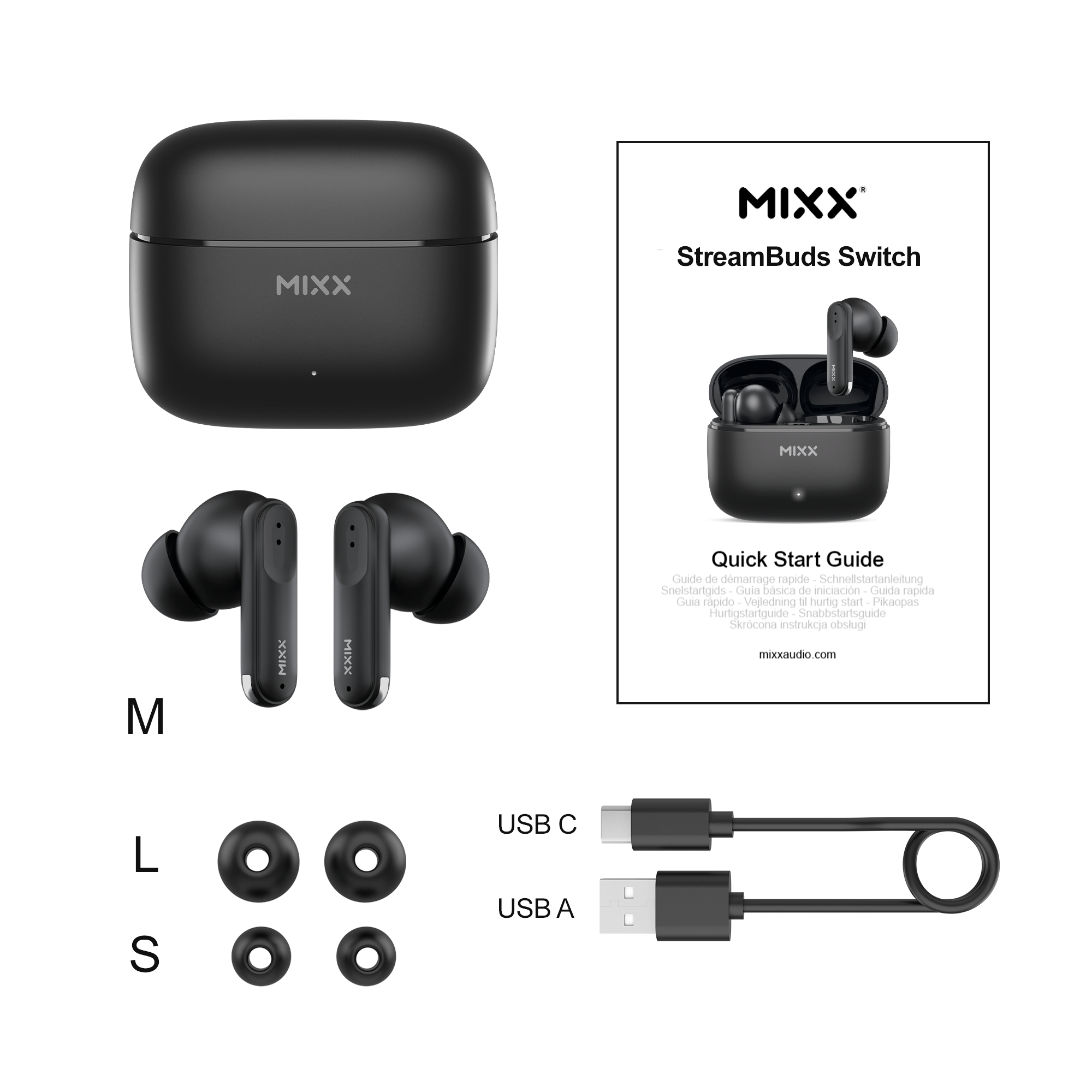Mixx StreamBuds Switch S7 Wireless Earbuds - Mixx Audio