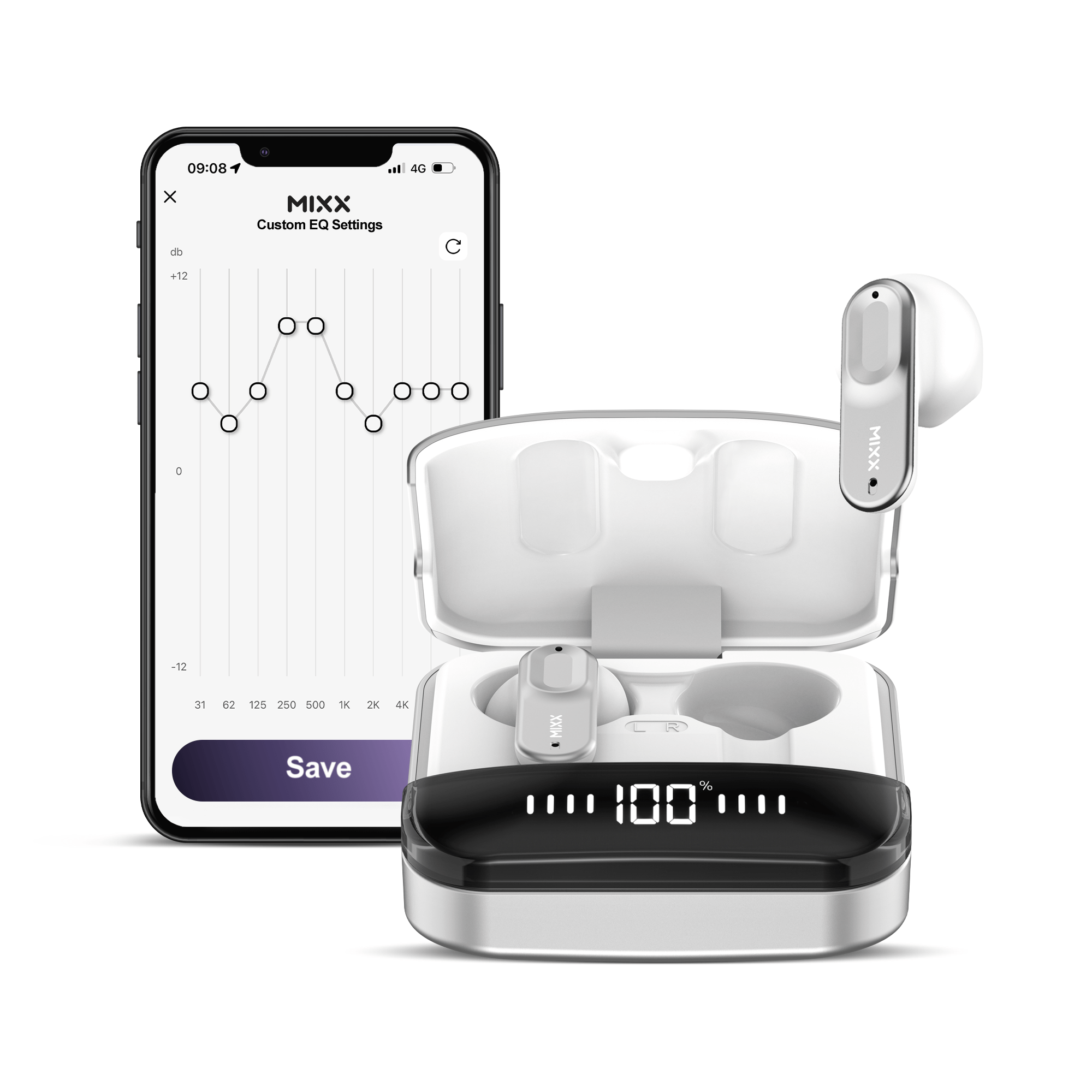 Mixx StreamBuds Ultra Hybrid True Wireless Earbuds - Mixx Audio